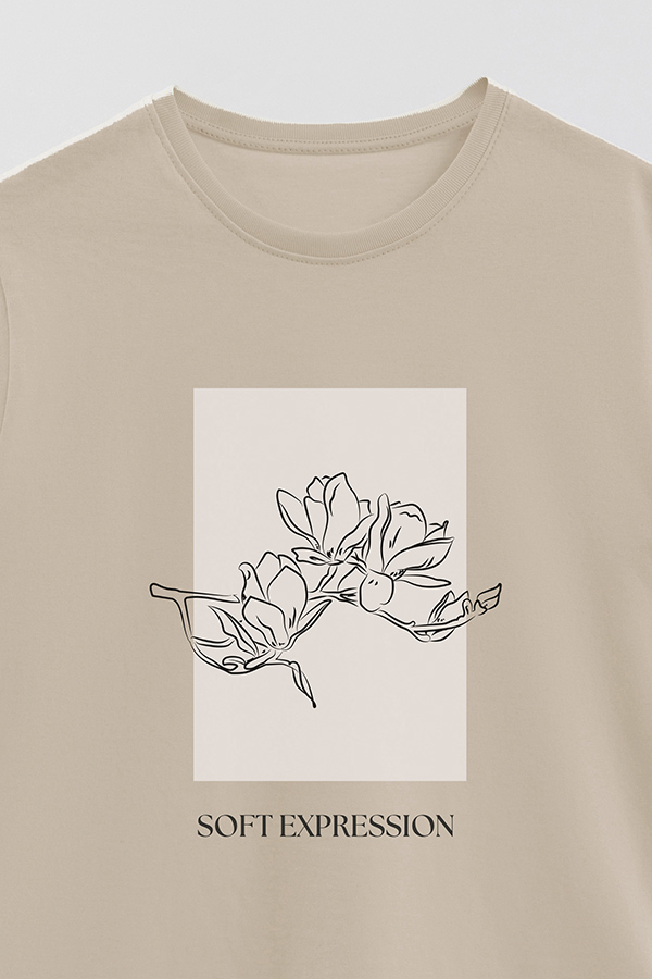 REMERA BASICA ESTAMPADA BT SOFT EXPRESSIONS