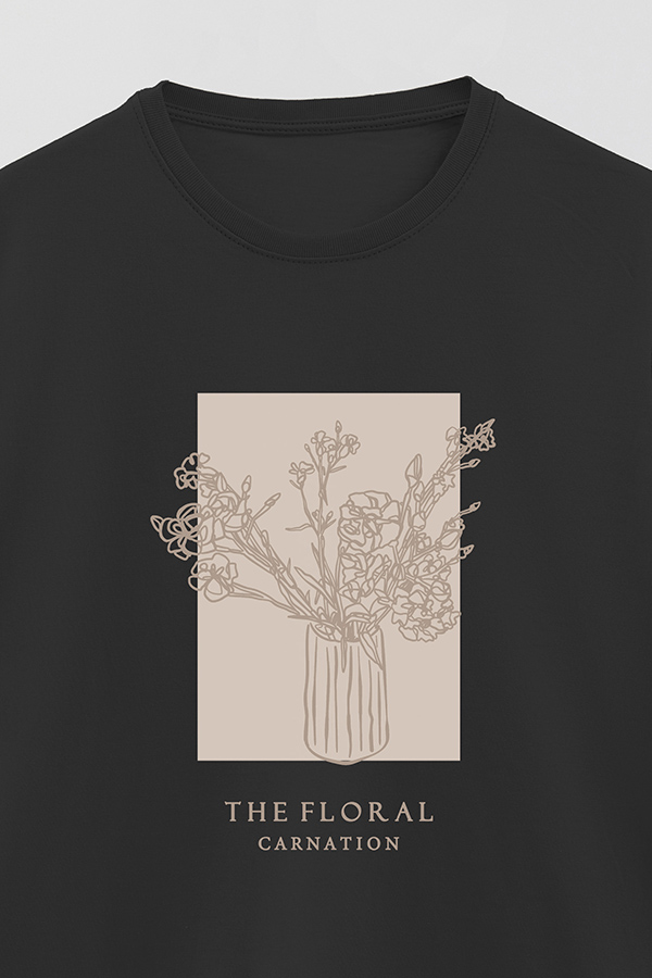 REMERA BASICA ESTAMPADA BT CARNATION