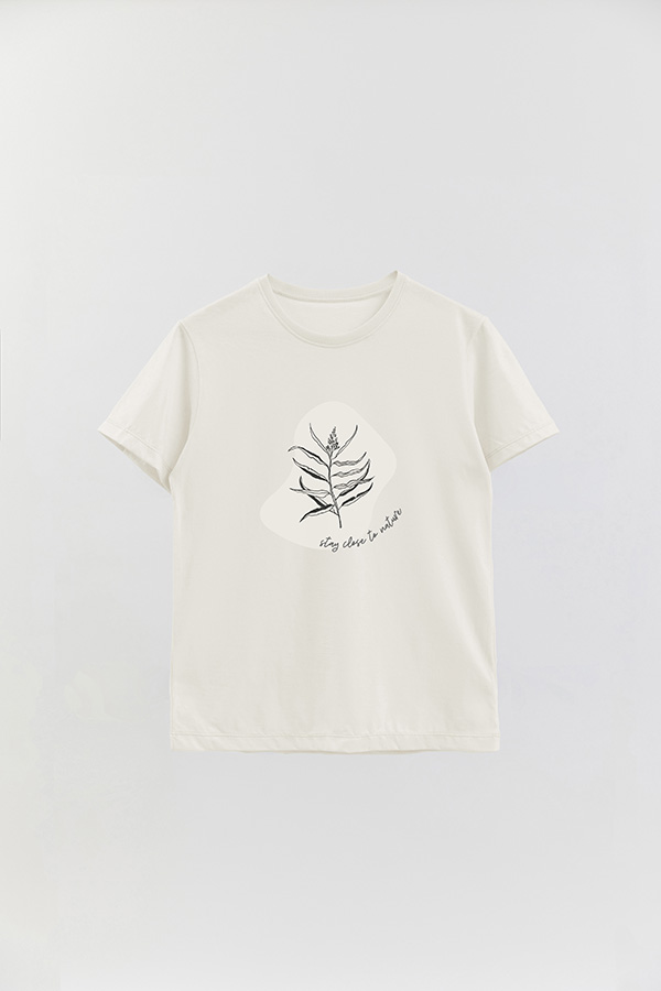 REMERA BASICA ESTAMPADA BT STAY CLOSE