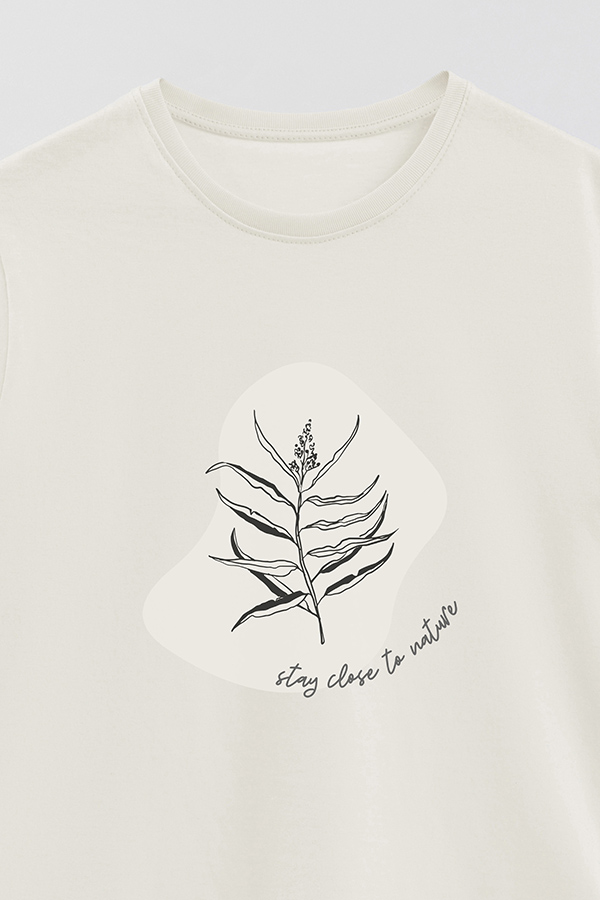 REMERA BASICA ESTAMPADA BT STAY CLOSE