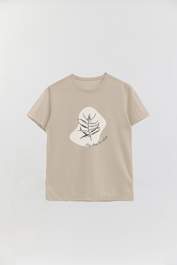 REMERA BASICA ESTAMPADA BT STAY CLOSE
