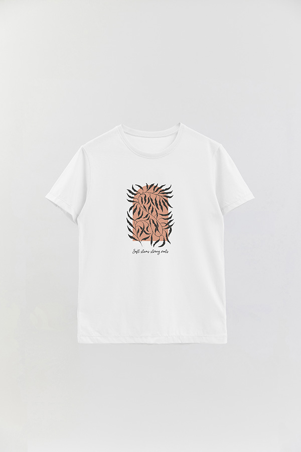REMERA BASICA ESTAMPADA BT SOFT STEMS
