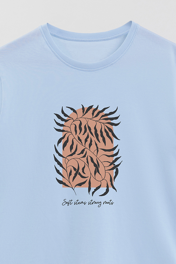 REMERA BASICA ESTAMPADA BT SOFT STEMS