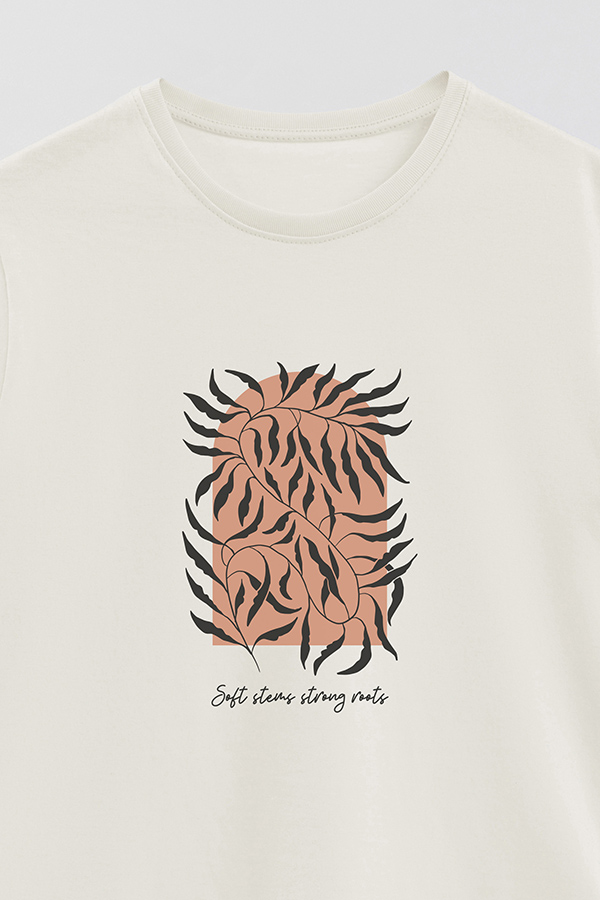 REMERA BASICA ESTAMPADA BT SOFT STEMS