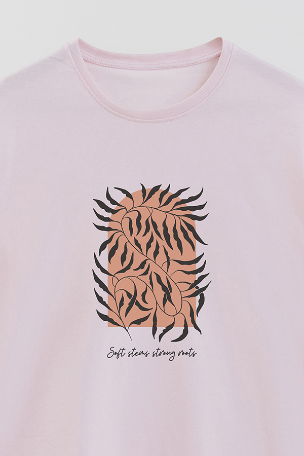 REMERA BASICA ESTAMPADA BT SOFT STEMS