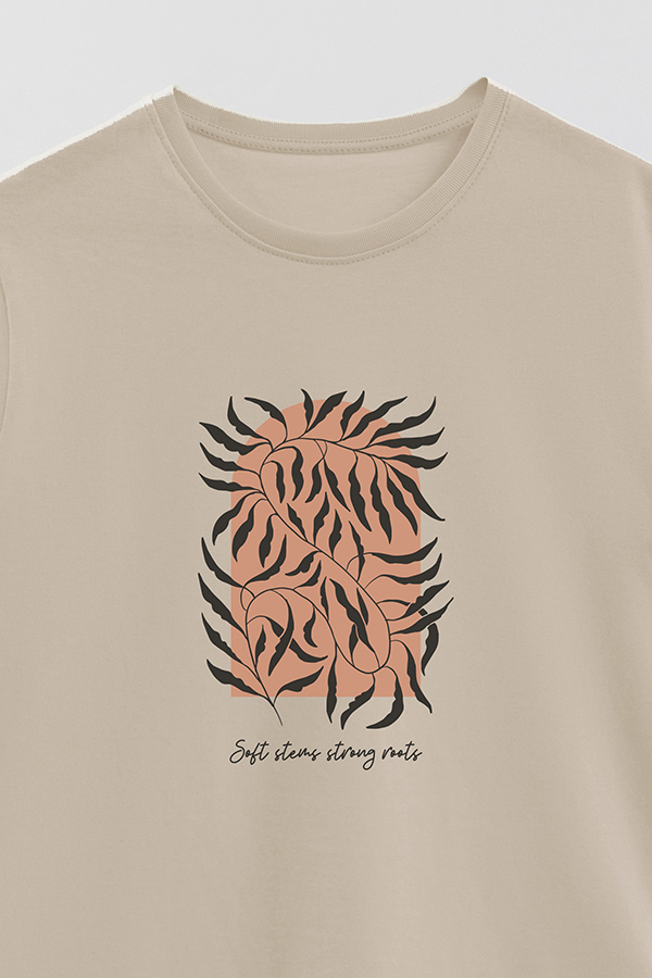REMERA BASICA ESTAMPADA BT SOFT STEMS