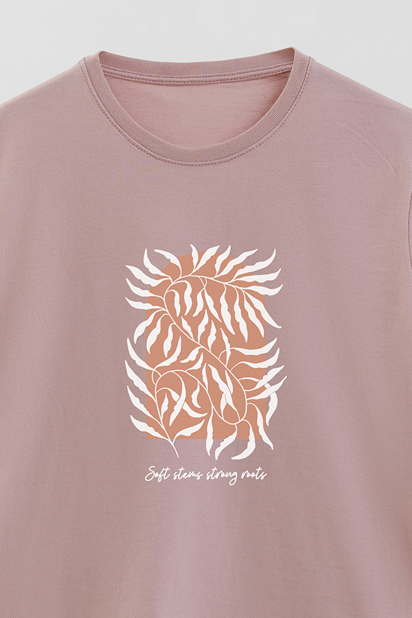 REMERA BASICA ESTAMPADA BT SOFT STEMS