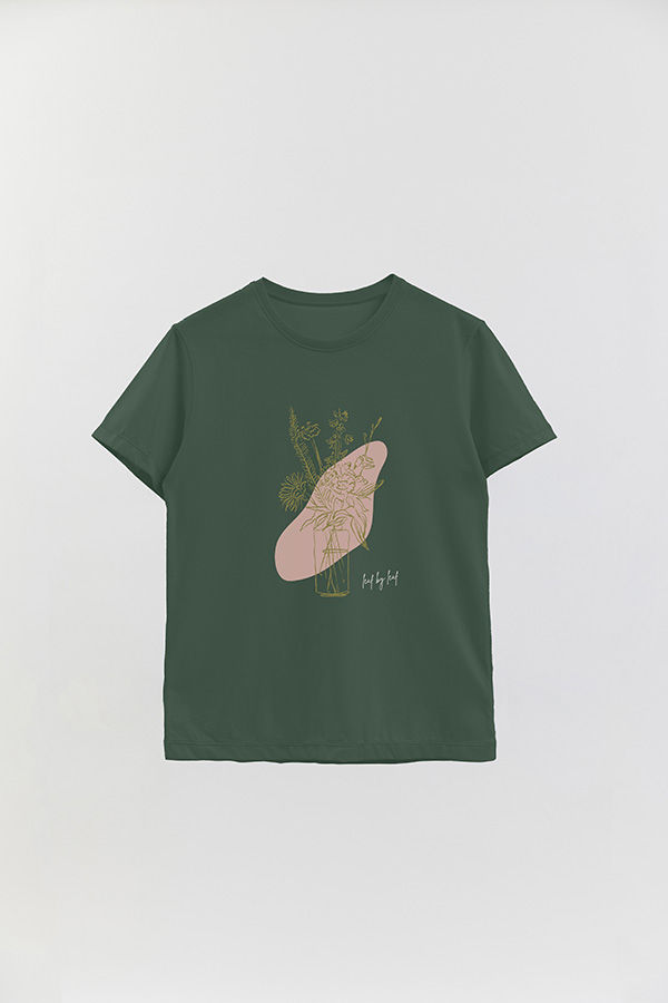 REMERA BASICA ESTAMPADA BT LEAF BY LEAF