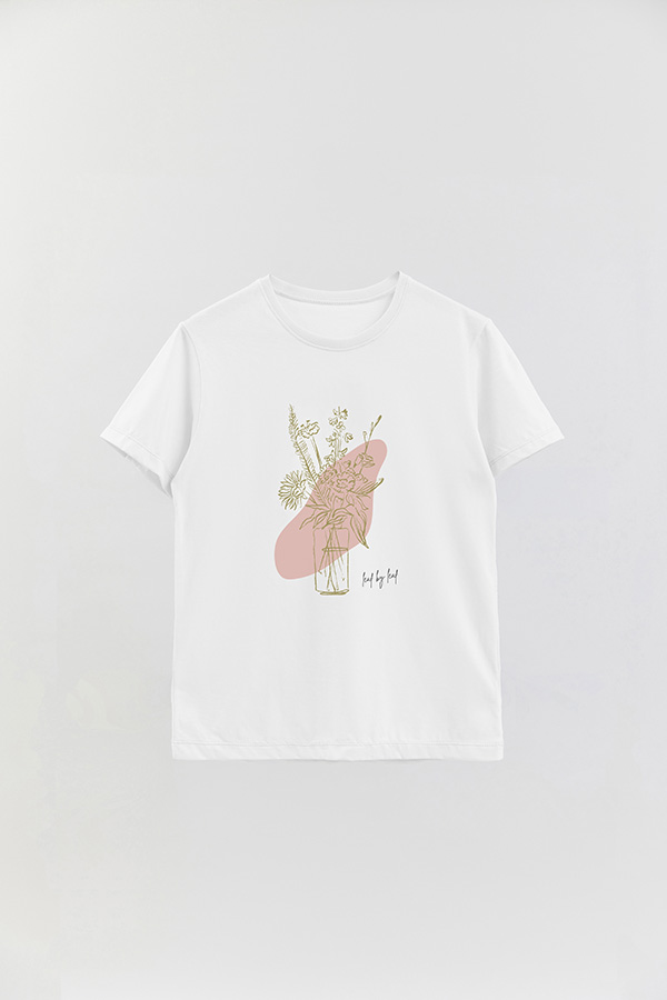 REMERA BASICA ESTAMPADA BT LEAF BY LEAF