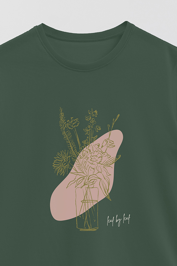 REMERA BASICA ESTAMPADA BT LEAF BY LEAF