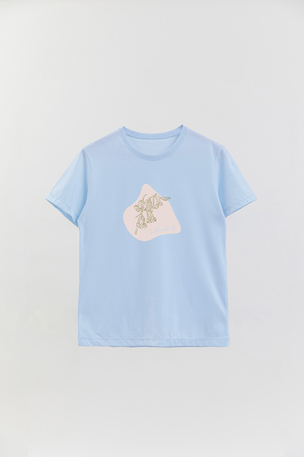 REMERA BASICA ESTAMPADA BT KIND THOUGHTS