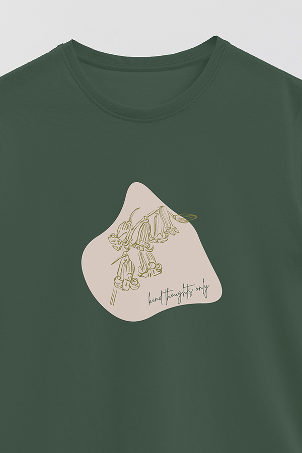 REMERA BASICA ESTAMPADA BT KIND THOUGHTS