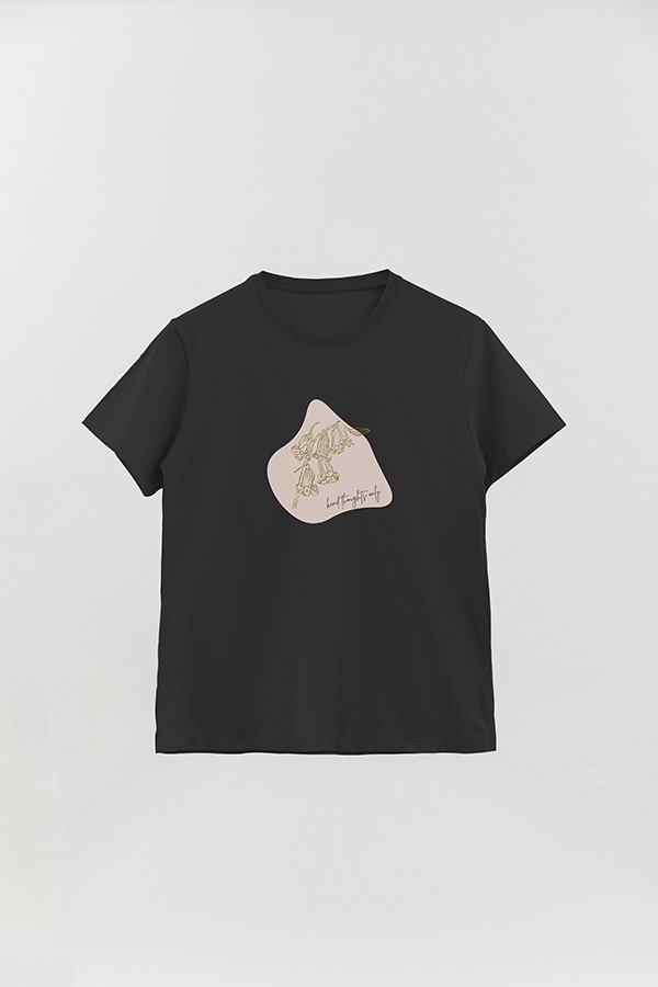 REMERA BASICA ESTAMPADA BT KIND THOUGHTS