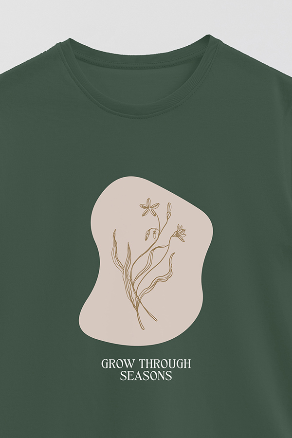 REMERA BASICA ESTAMPADA BT GROW THROUGH