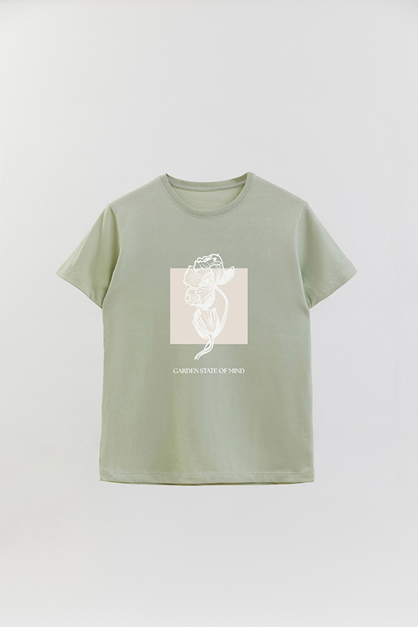 REMERA BASICA ESTAMPADA BT GARDEN STATE
