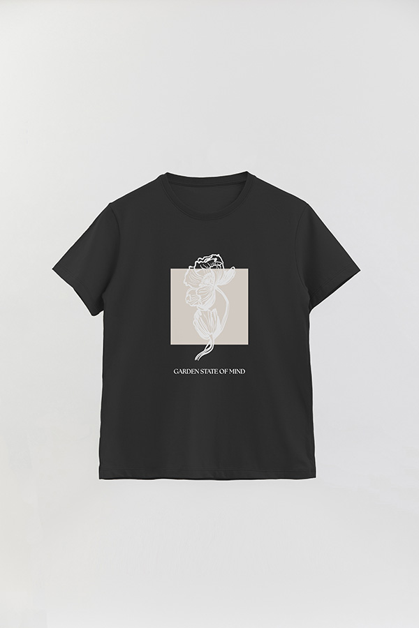 REMERA BASICA ESTAMPADA BT GARDEN STATE
