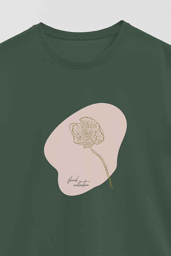 REMERA BASICA ESTAMPADA BT FLORAL