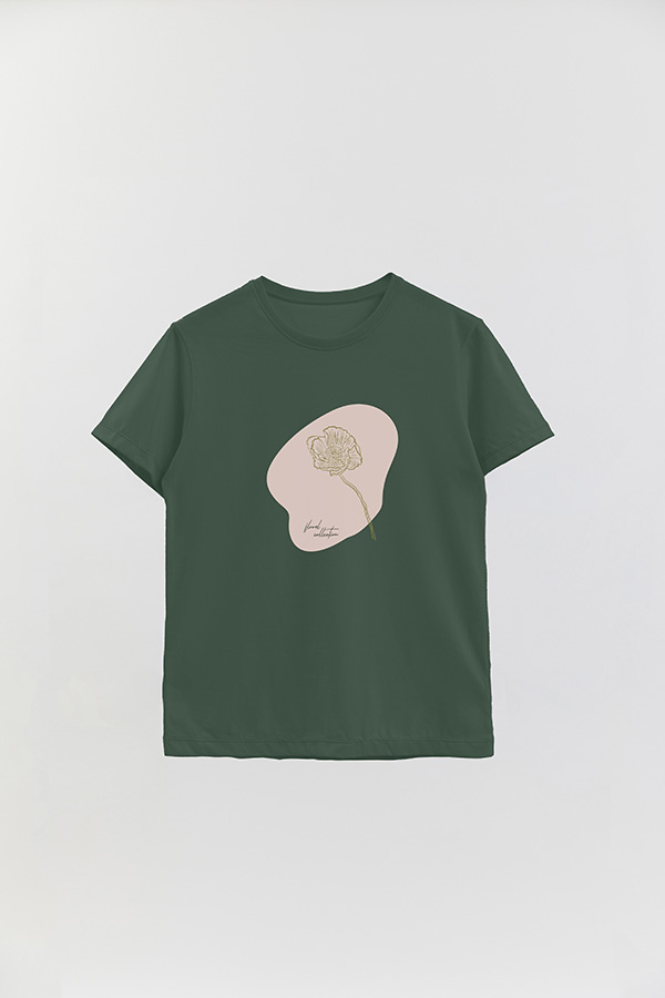 REMERA BASICA ESTAMPADA BT FLORAL