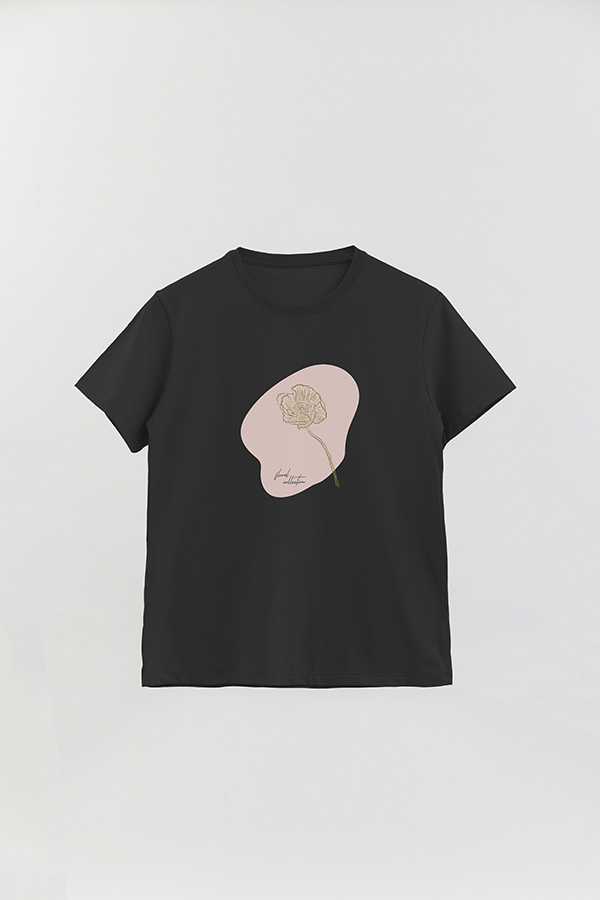 REMERA BASICA ESTAMPADA BT FLORAL