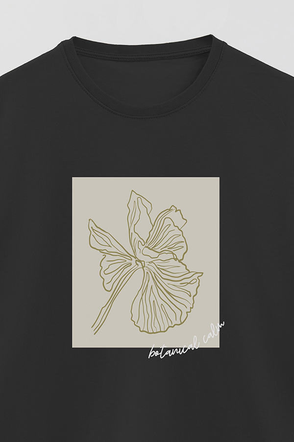 REMERA BASICA ESTAMPADA BT BOTANICAL CALM