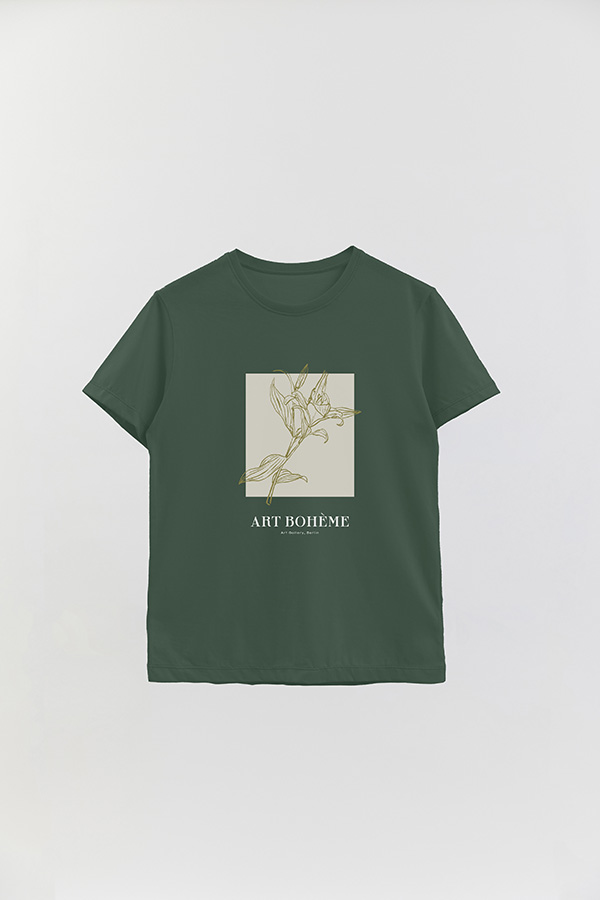 REMERA BASICA ESTAMPADA BT ART BOHEME