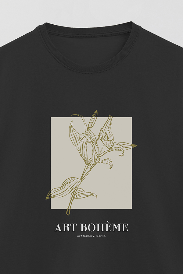 REMERA BASICA ESTAMPADA BT ART BOHEME