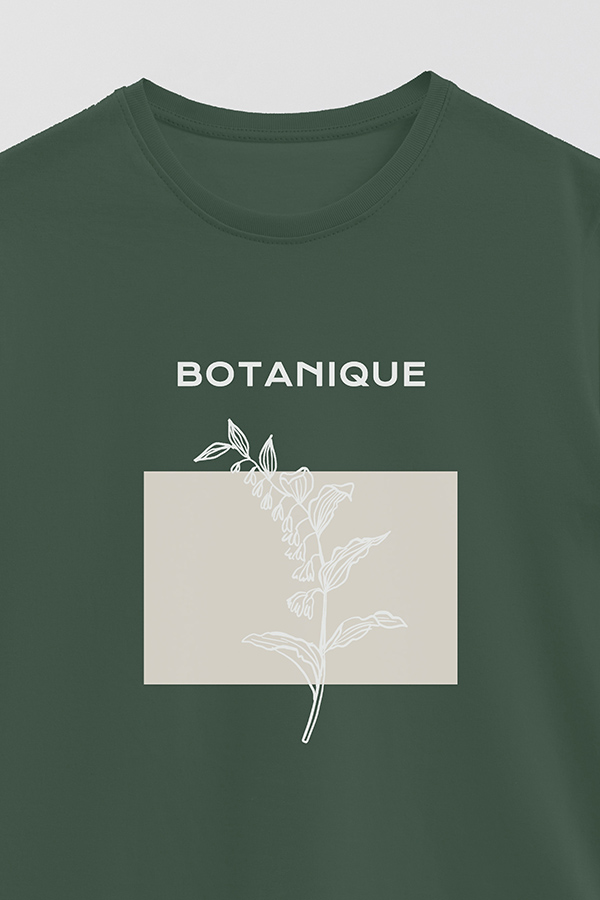 REMERA BASICA ESTAMPADA BT BOTANIQUE