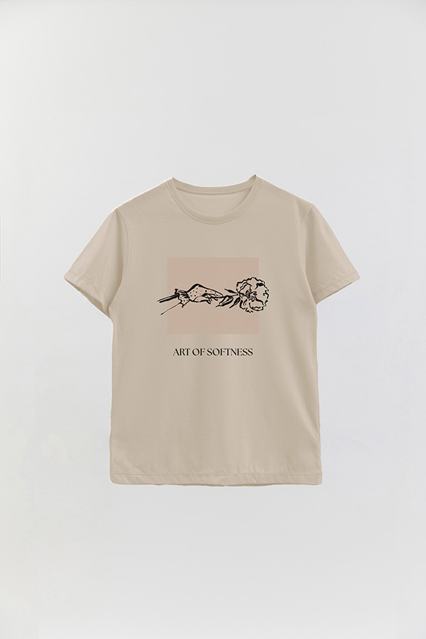 REMERA BASICA ESTAMPADA BT ART OF SOFTNESS