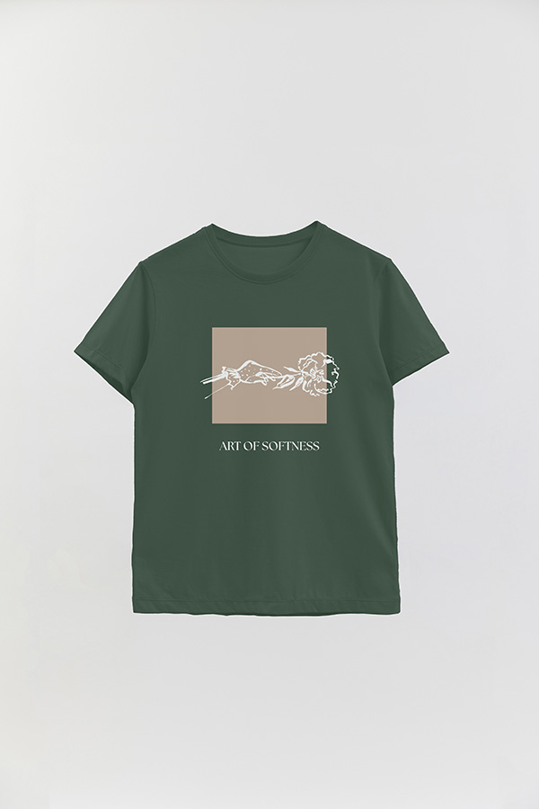 REMERA BASICA ESTAMPADA BT ART OF SOFTNESS
