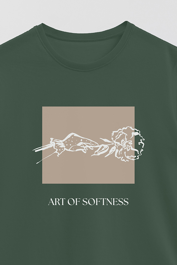 REMERA BASICA ESTAMPADA BT ART OF SOFTNESS