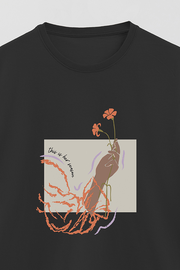 REMERA BASICA ESTAMPADA WC THIS IS HER SEASON