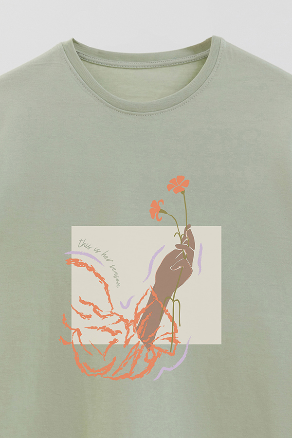 REMERA BASICA ESTAMPADA WC THIS IS HER SEASON
