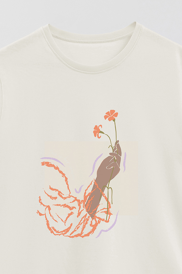 REMERA BASICA ESTAMPADA WC THIS IS HER SEASON