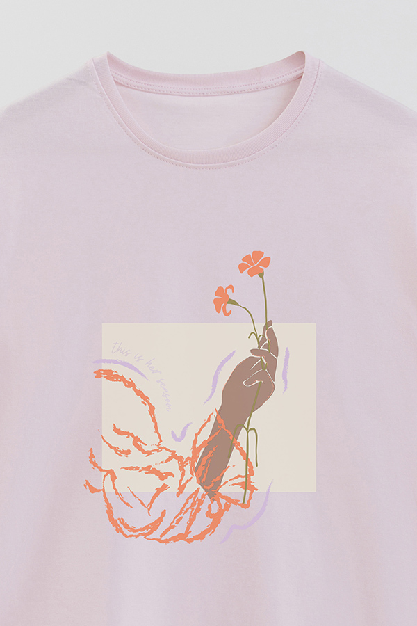 REMERA BASICA ESTAMPADA WC THIS IS HER SEASON