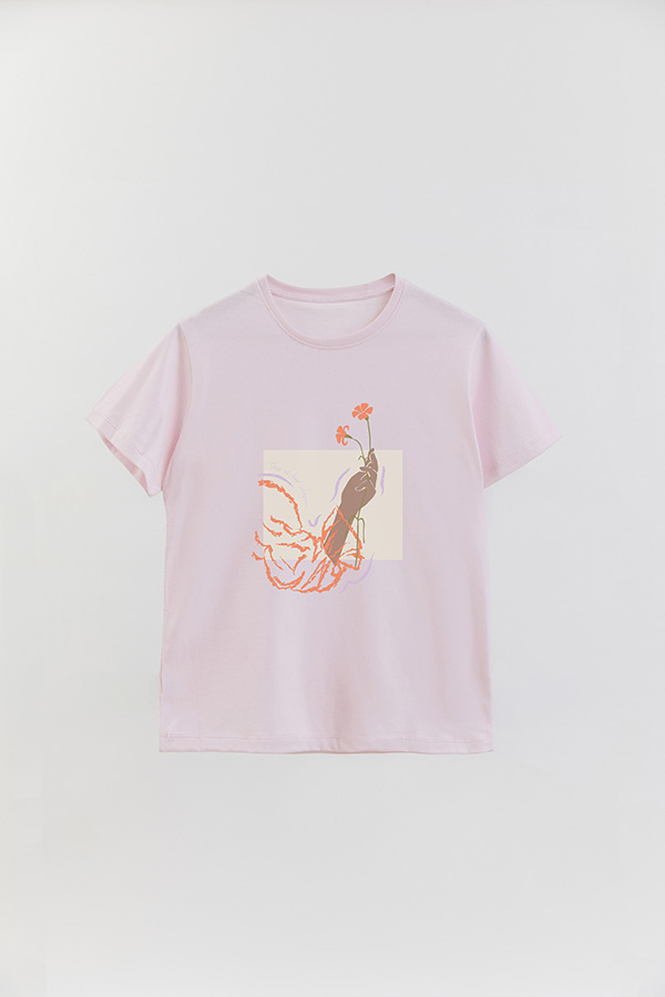 REMERA BASICA ESTAMPADA WC THIS IS HER SEASON