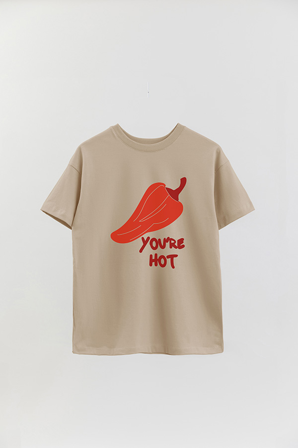 REMERA OVER ESTAMPADA LOVE HOT 2