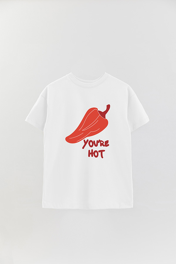 REMERA OVER ESTAMPADA LOVE HOT 2