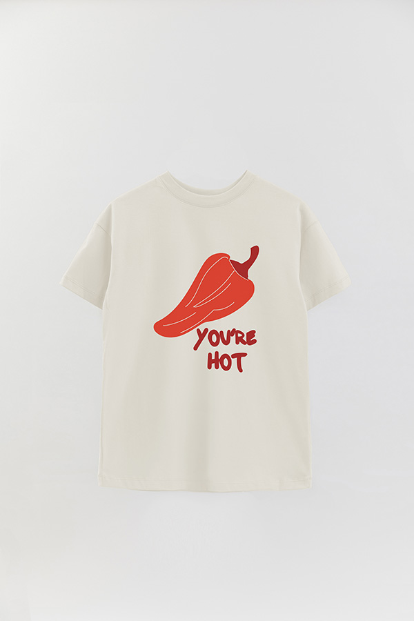 REMERA OVER ESTAMPADA LOVE HOT 2
