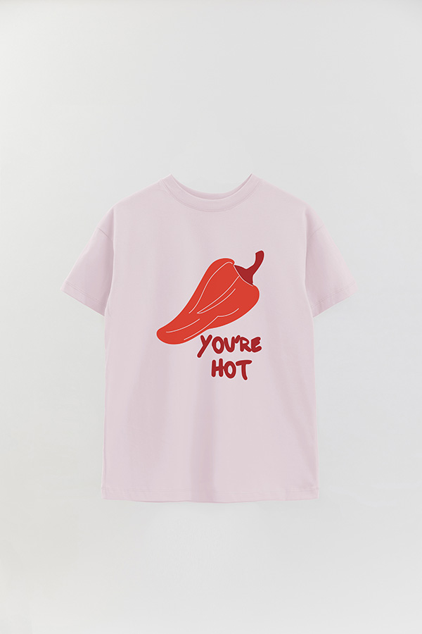 REMERA OVER ESTAMPADA LOVE HOT 2