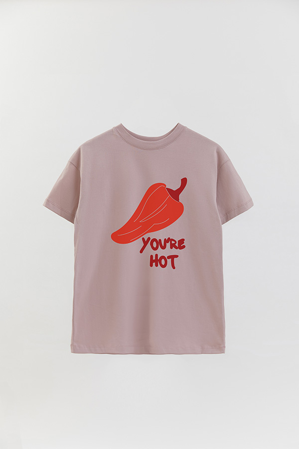 REMERA OVER ESTAMPADA LOVE HOT 2
