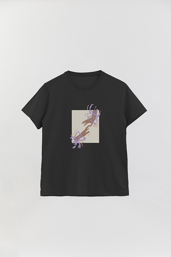 REMERA BASICA ESTAMPADA WC ROMANTIC LIFE