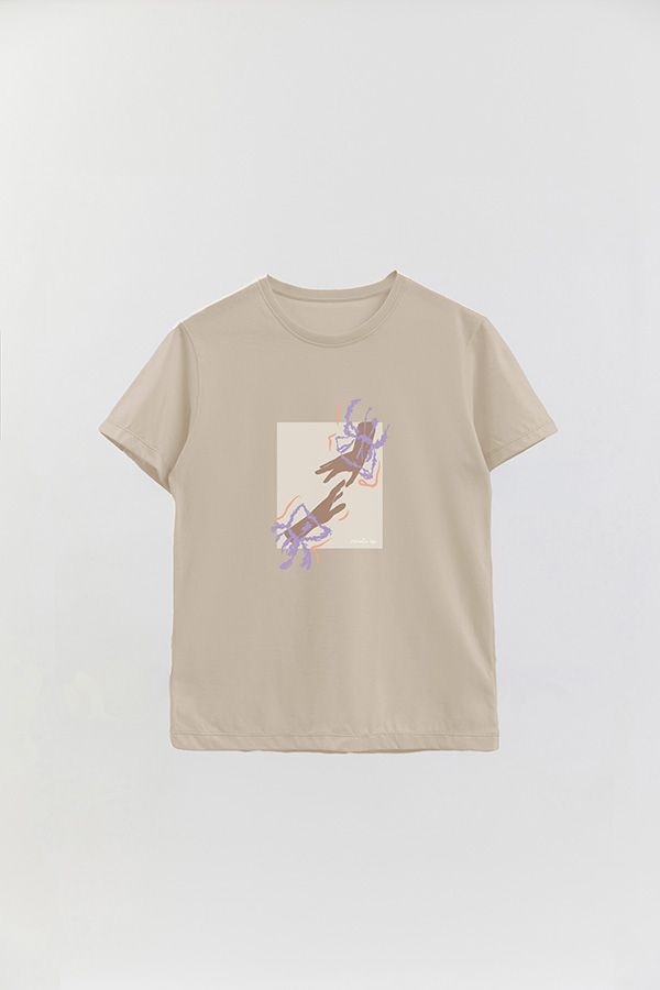 REMERA BASICA ESTAMPADA WC ROMANTIC LIFE