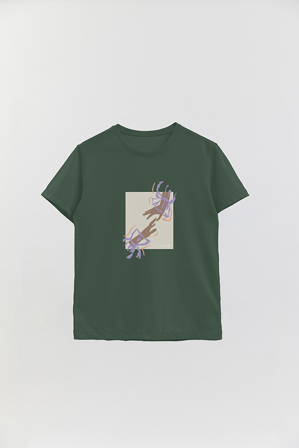 REMERA BASICA ESTAMPADA WC ROMANTIC LIFE