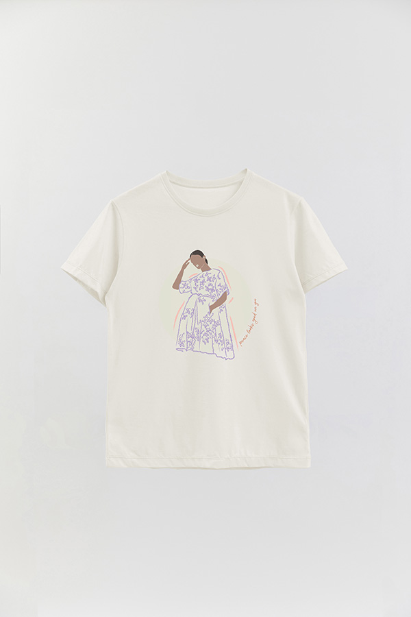 REMERA BASICA ESTAMPADA WC PEACE LOOKS