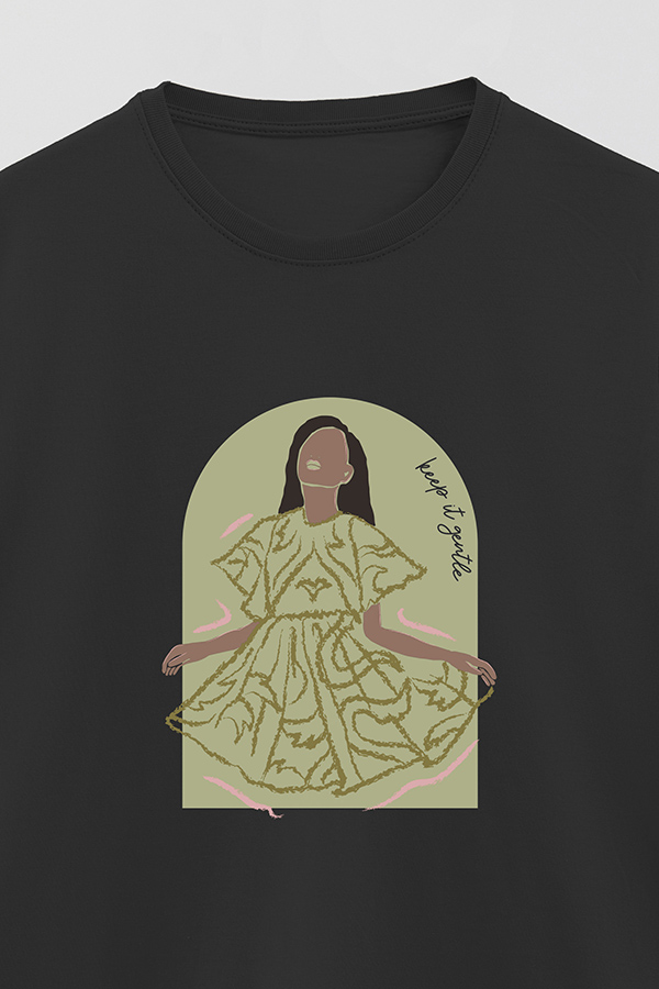 REMERA BASICA ESTAMPADA WC KEEP IT GENTLE