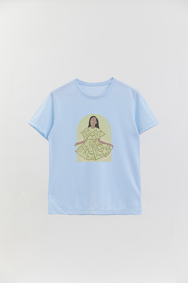 REMERA BASICA ESTAMPADA WC KEEP IT GENTLE