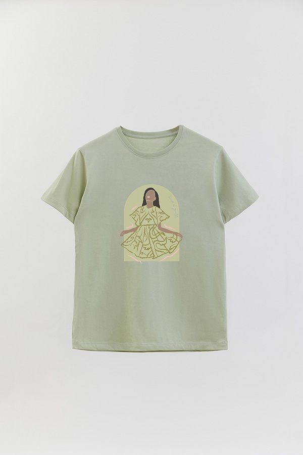 REMERA BASICA ESTAMPADA WC KEEP IT GENTLE