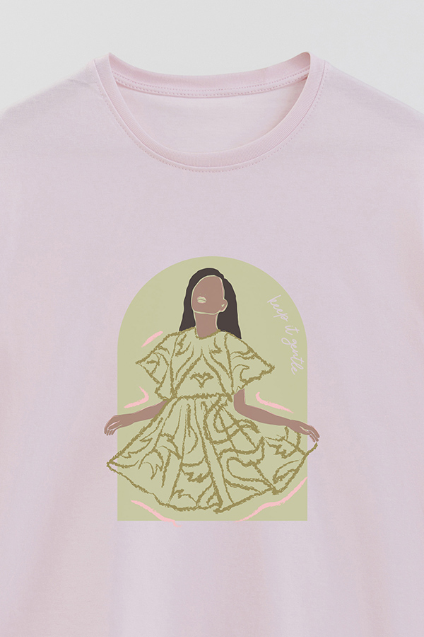 REMERA BASICA ESTAMPADA WC KEEP IT GENTLE