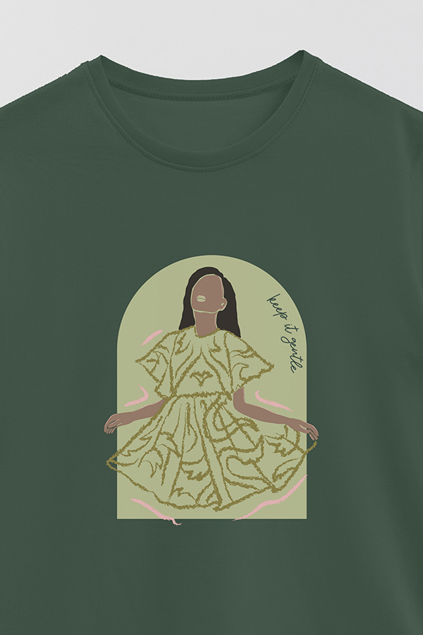 REMERA BASICA ESTAMPADA WC KEEP IT GENTLE