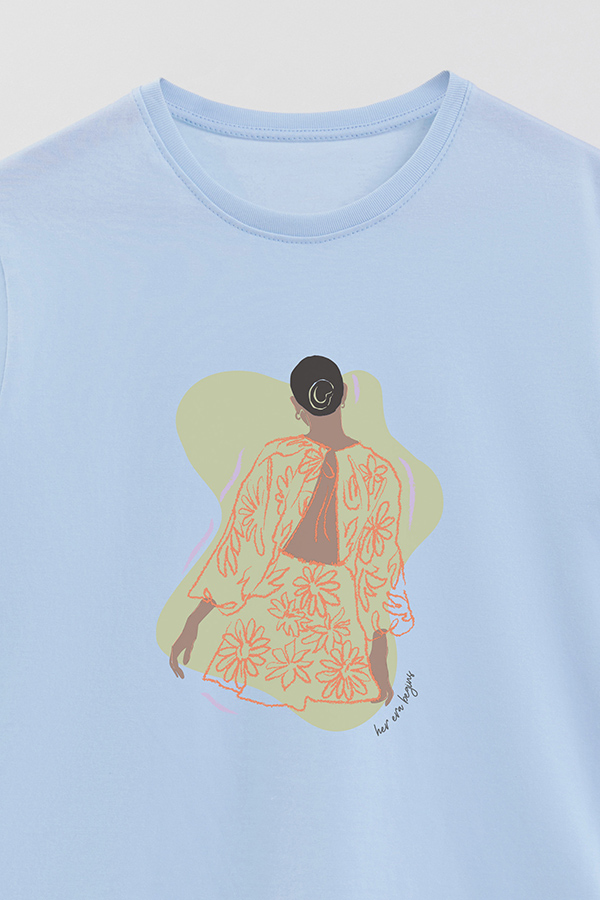 REMERA BASICA ESTAMPADA WC HER ERA BEGINS